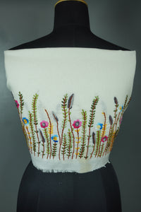 Hand Embroidery Cotton Blouse Material | OS425