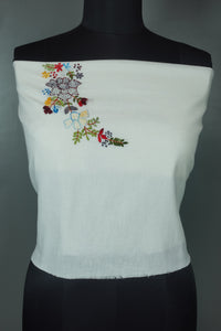 Hand Embroidery Cotton Blouse Material | OS414