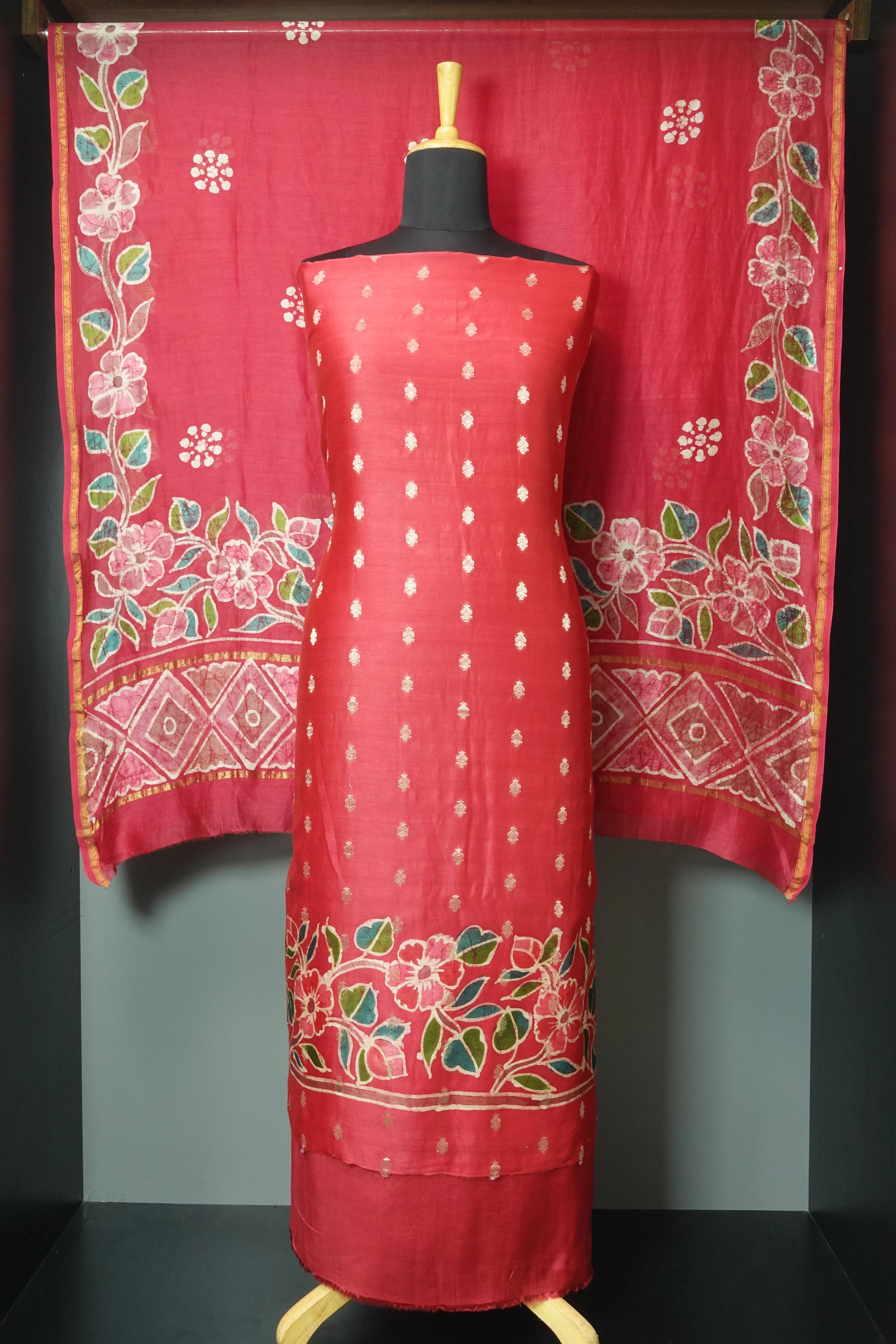 Banarasi Silk Chanderi Salwar Set | LV253