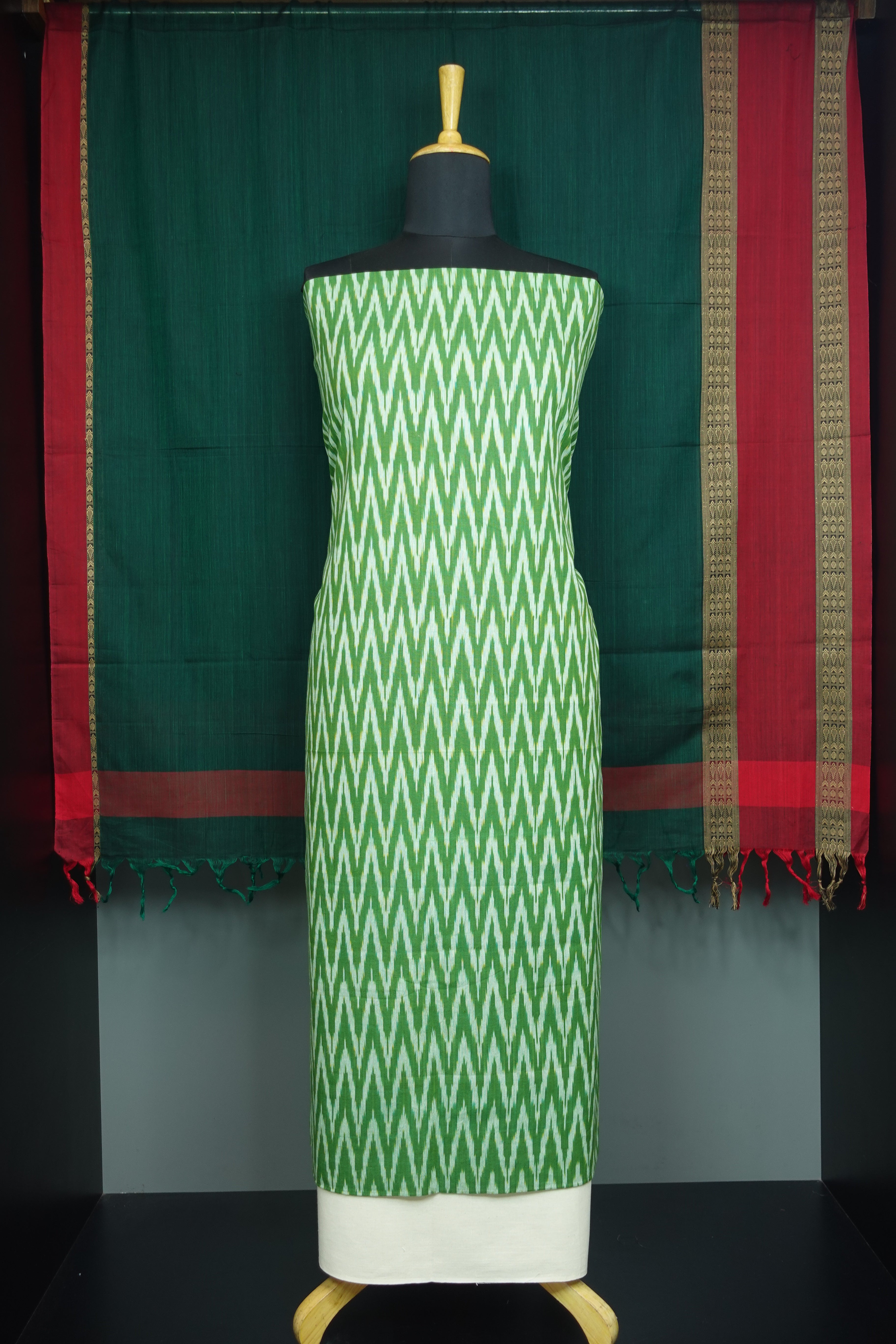 Ikat Weaving  Mercerized Cotton Salwar Sets  | SC192