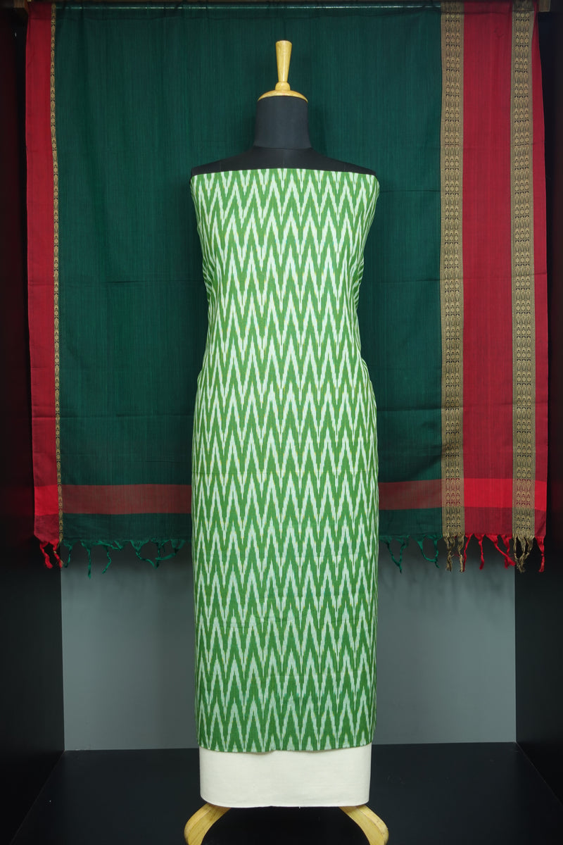 Ikat Weaving Mercerized Cotton Salwar Sets | SC192
