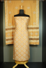 Geometrical Pattern Batik Printed Design Chanderi Salwar Set | YH186