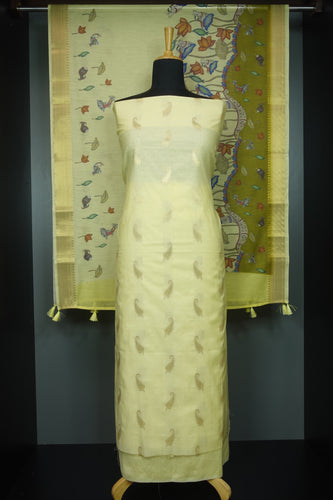 Banarasi Woven Chanderi Silk Salwar Set | JCL879