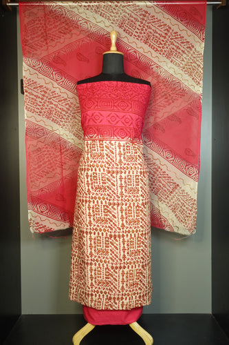 Block Print  Patterns Cotton Salwar Set | SF924