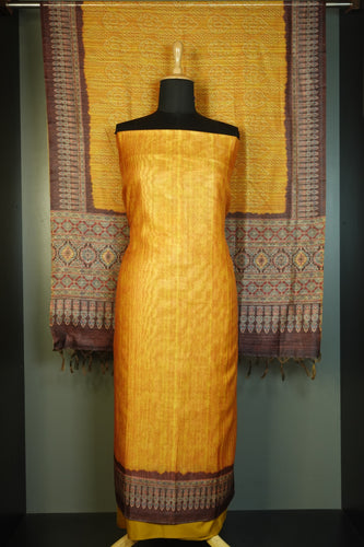 Digital Printed Design Semi Tussar Salwar Set | SW1499
