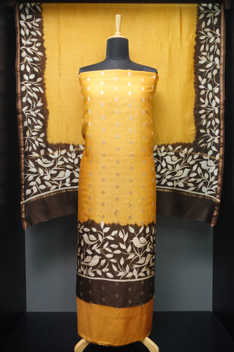 Banarasi Woven Motif Chanderi Silk Salwar Set | LV290