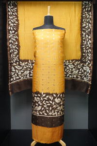 Banarasi Woven Motif Chanderi Silk Salwar Set | LV290