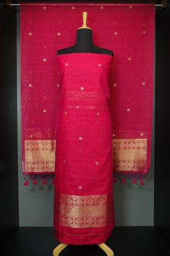 Banarasi Woven Geecha Tussar Finish Salwar Set | LV298