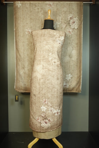 Digital Print &Floral Pattern Cotton Linen Salwar Set | SW1524