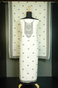 Geometrical  Weaving Design Soft Cotton Salwar Set | SW1530