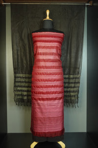 Kesiya weaving design Tussar Organza Salwar Set | ACT689