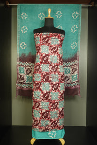 Batik Print Linen Finish Salwar Set | EA129