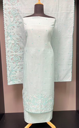 Floral Applique Detailed Kota Salwar Set | BLD1011