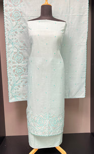 Floral Applique Detailed Kota Salwar Set | BLD1011