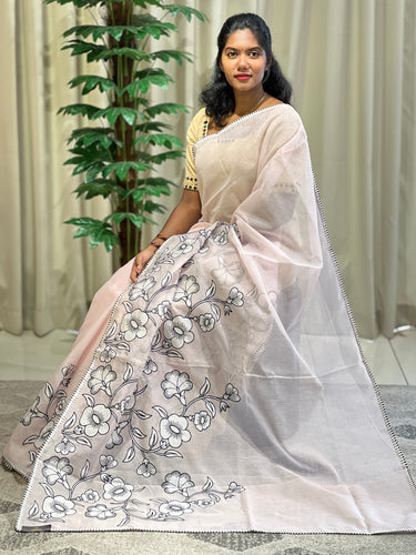 Floral Applique Detailed Kota Saree | BLD1288