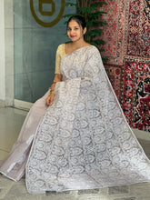 Machine Embroidery Detailed Supernet Kota Saree | BLD1393