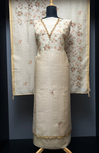 Floral Digital Printed Blended Linen Salwar Set | BLD1446