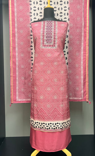 Digital Printed Semi Silk Salwar Set | BLD996