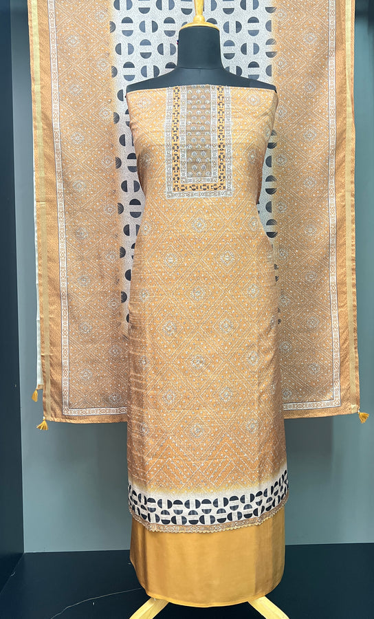 Digital Printed Semi Silk Salwar Set | BLD997