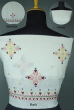 Hand Embroidery Cotton Blouse Material | OS428