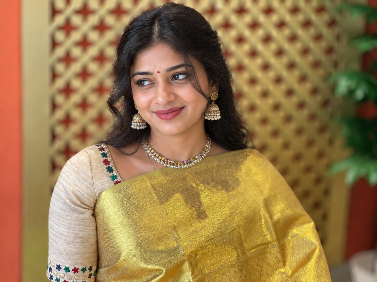 Diamond Weaving Pattern Kanchipuram Saree | OM225