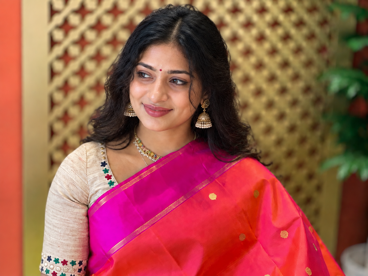 Hand Woven Kanchipuram Saree | OM218