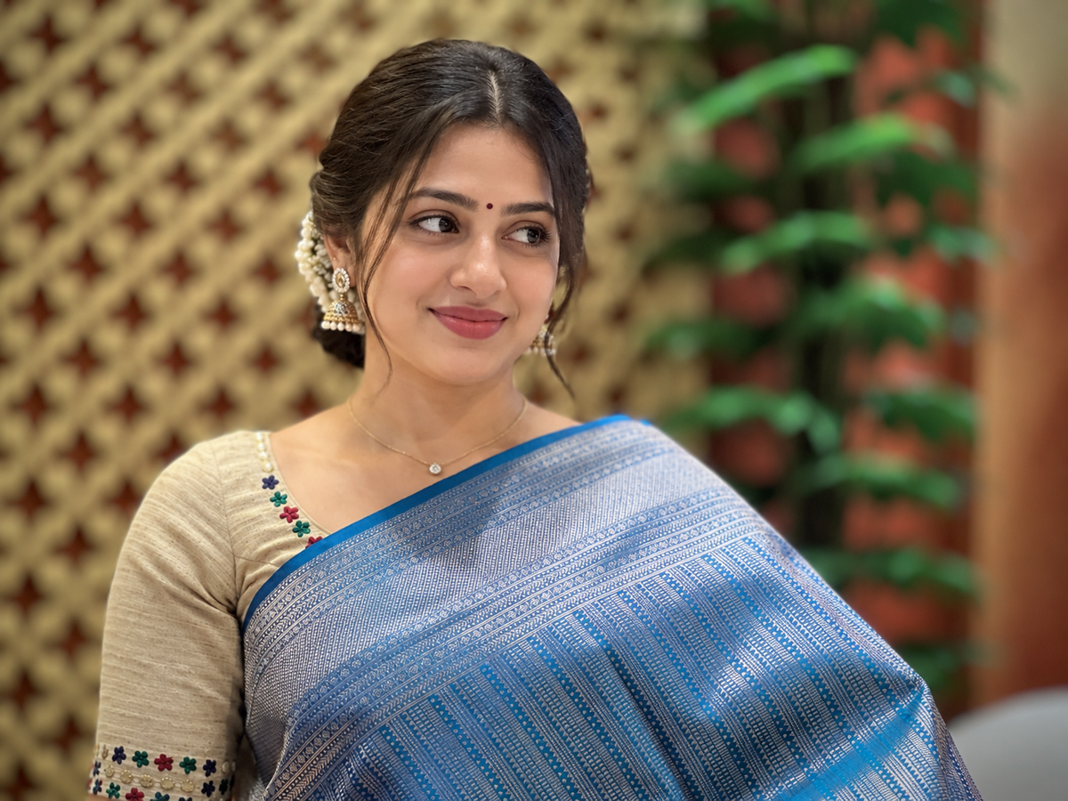 Antique & Silver Zari Woven Kanchipuram Saree | SME187