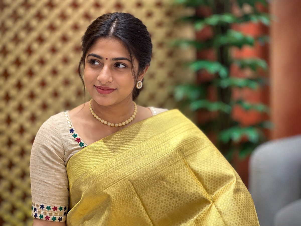 Zari Buta Weaved Handloom Kanchipuram Saree | SME178