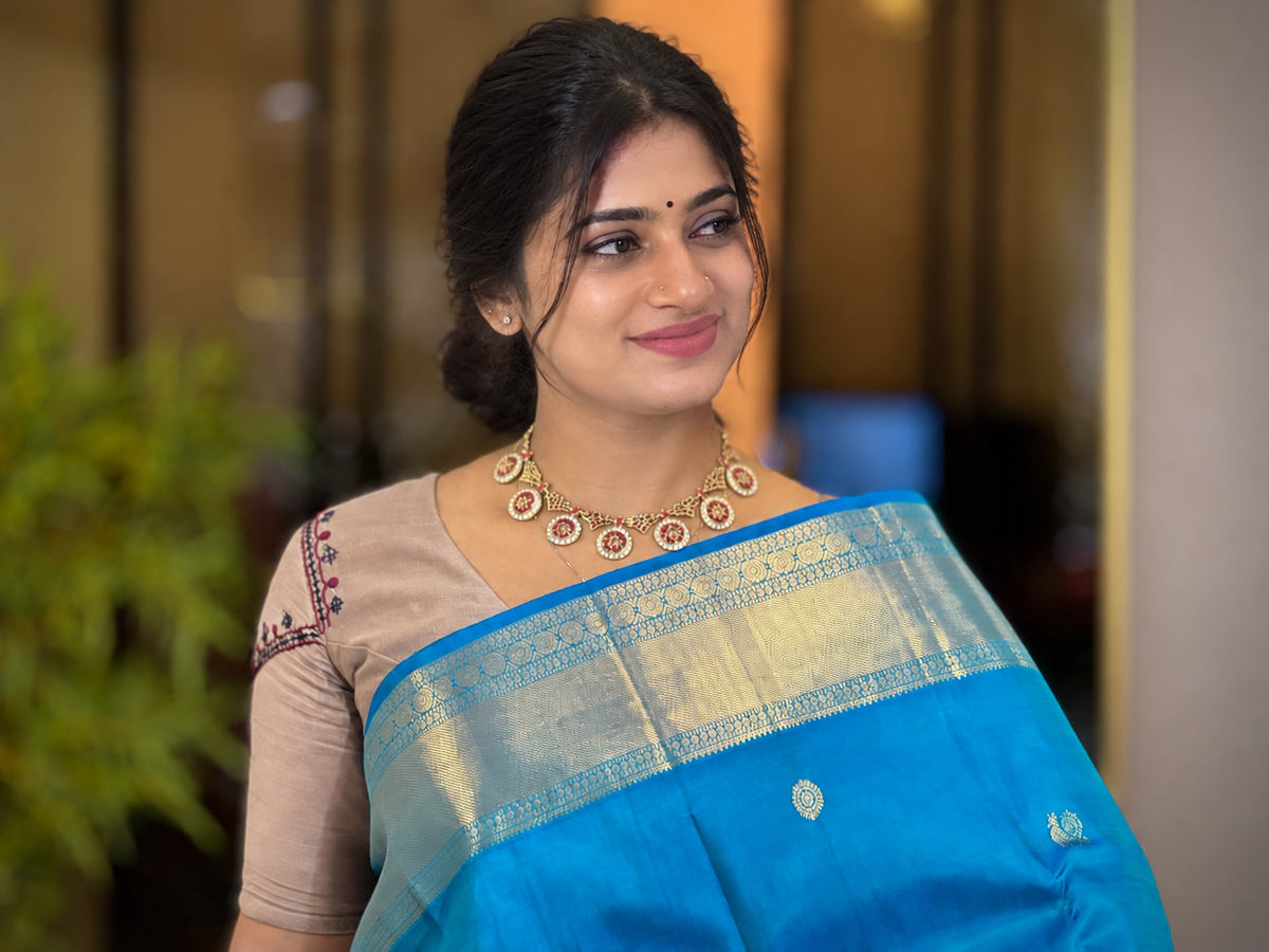 Traditional Hand Woven Kanchipuram Saree | OM130