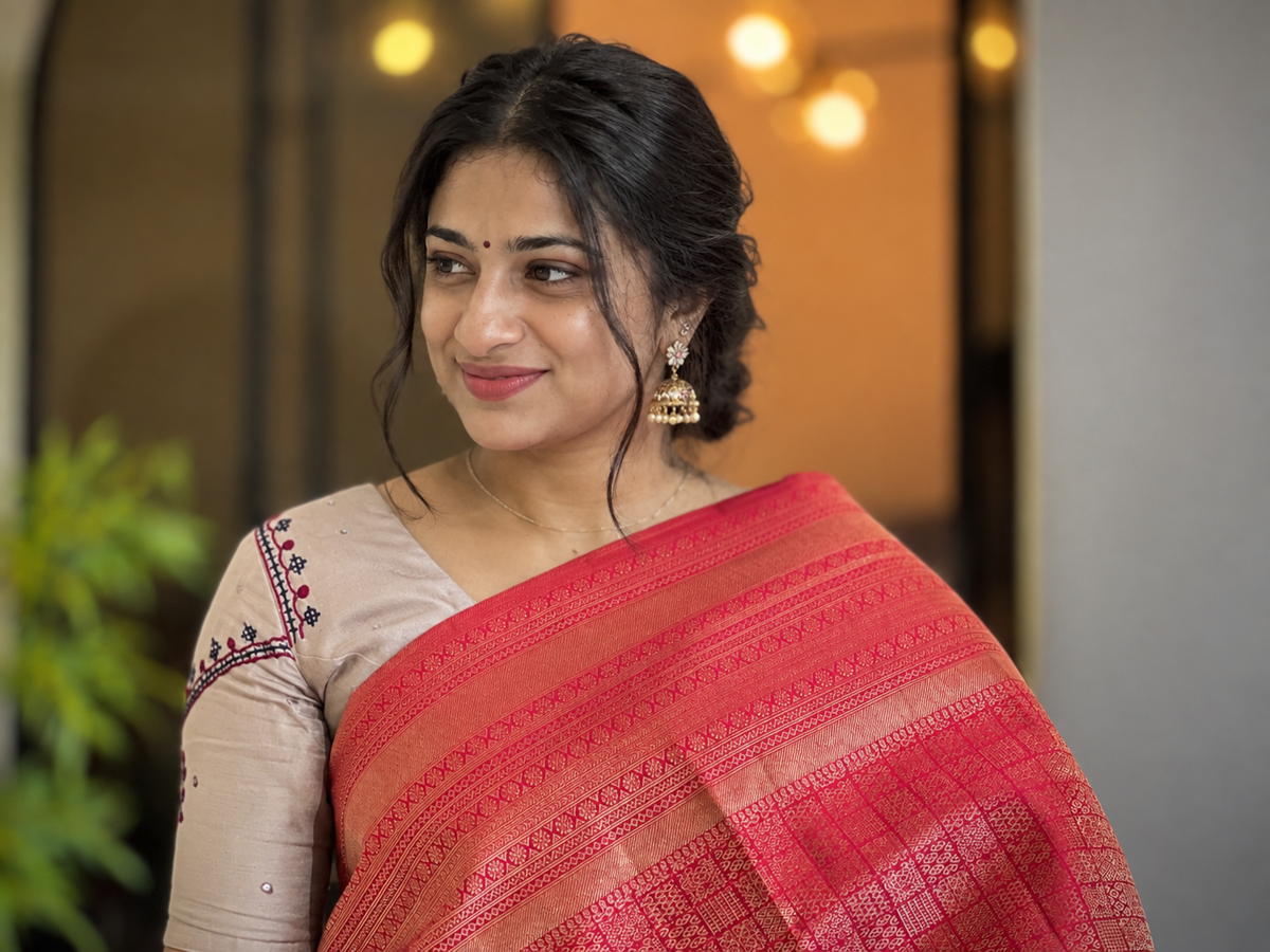 Hand Loom Kanchipuram Saree | OM158