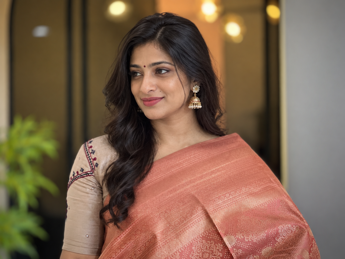 Handloom Kanchipuram Saree | OM156