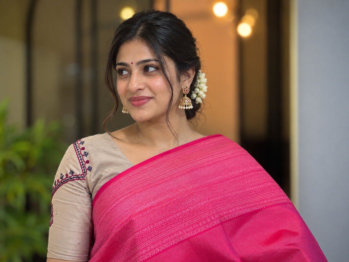 Zari Woven Kanchipuram Saree | SME176