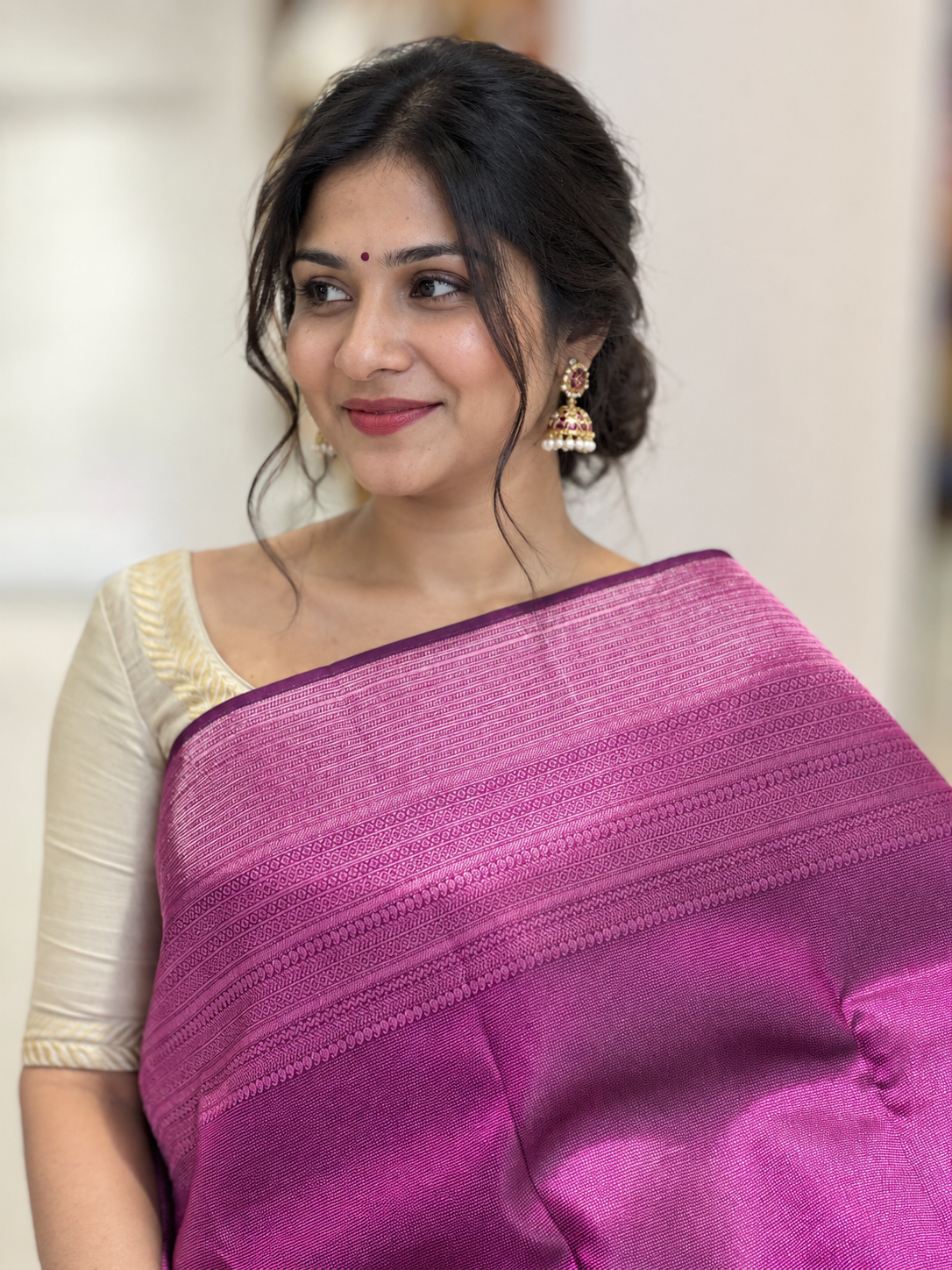 Zari Woven Handloom Kanchipuram Saree | SME171