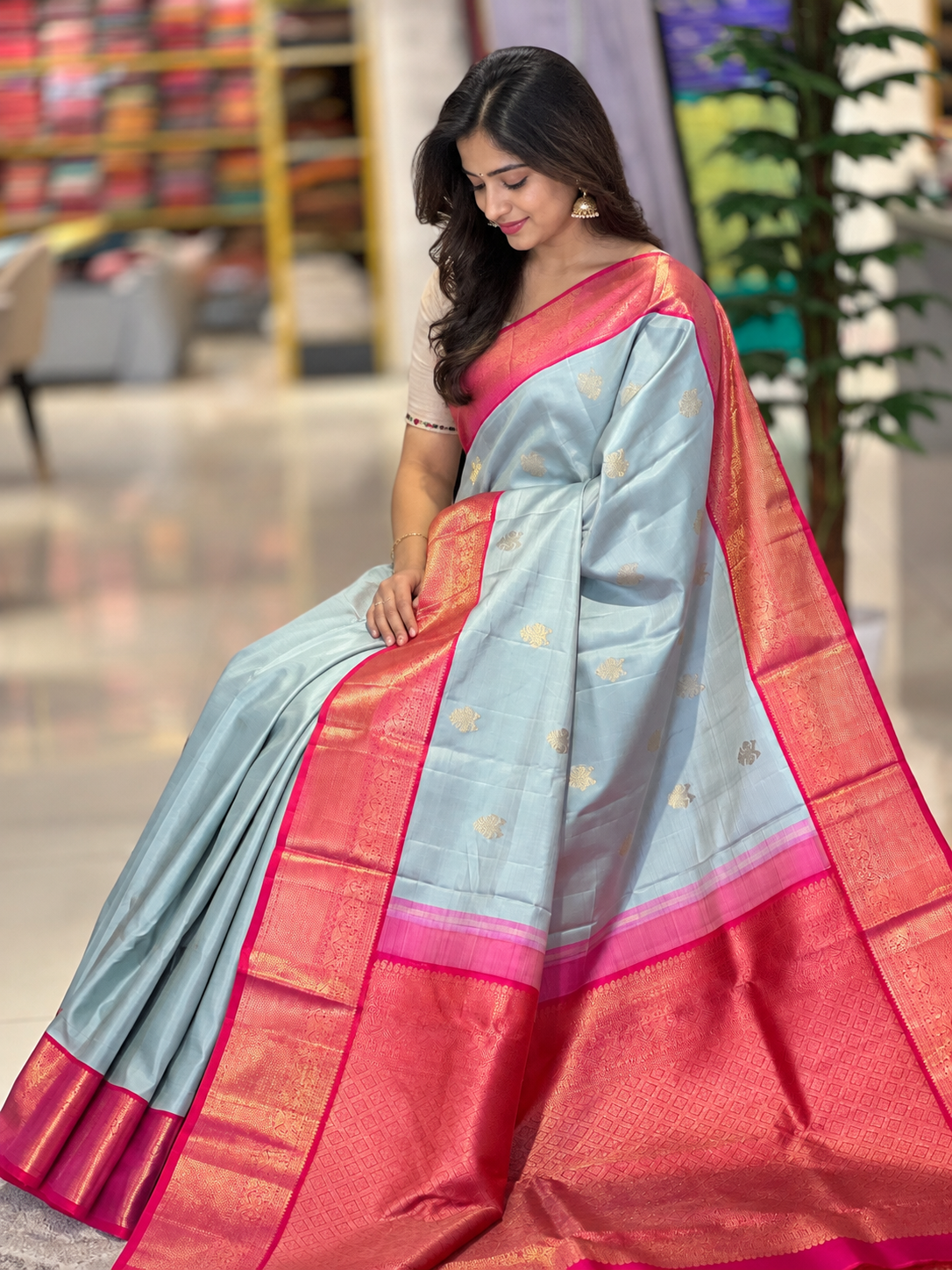 Handwoven Traditional Pure Kanchipuram Saree | AK126