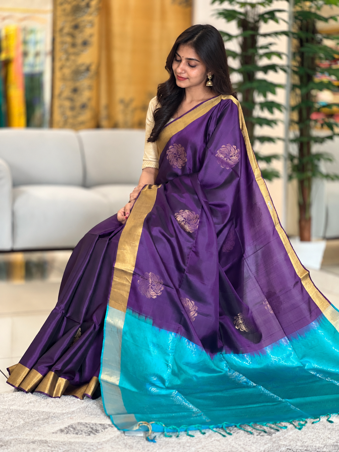 Hand Loom Kanchipuram Saree | AKS107