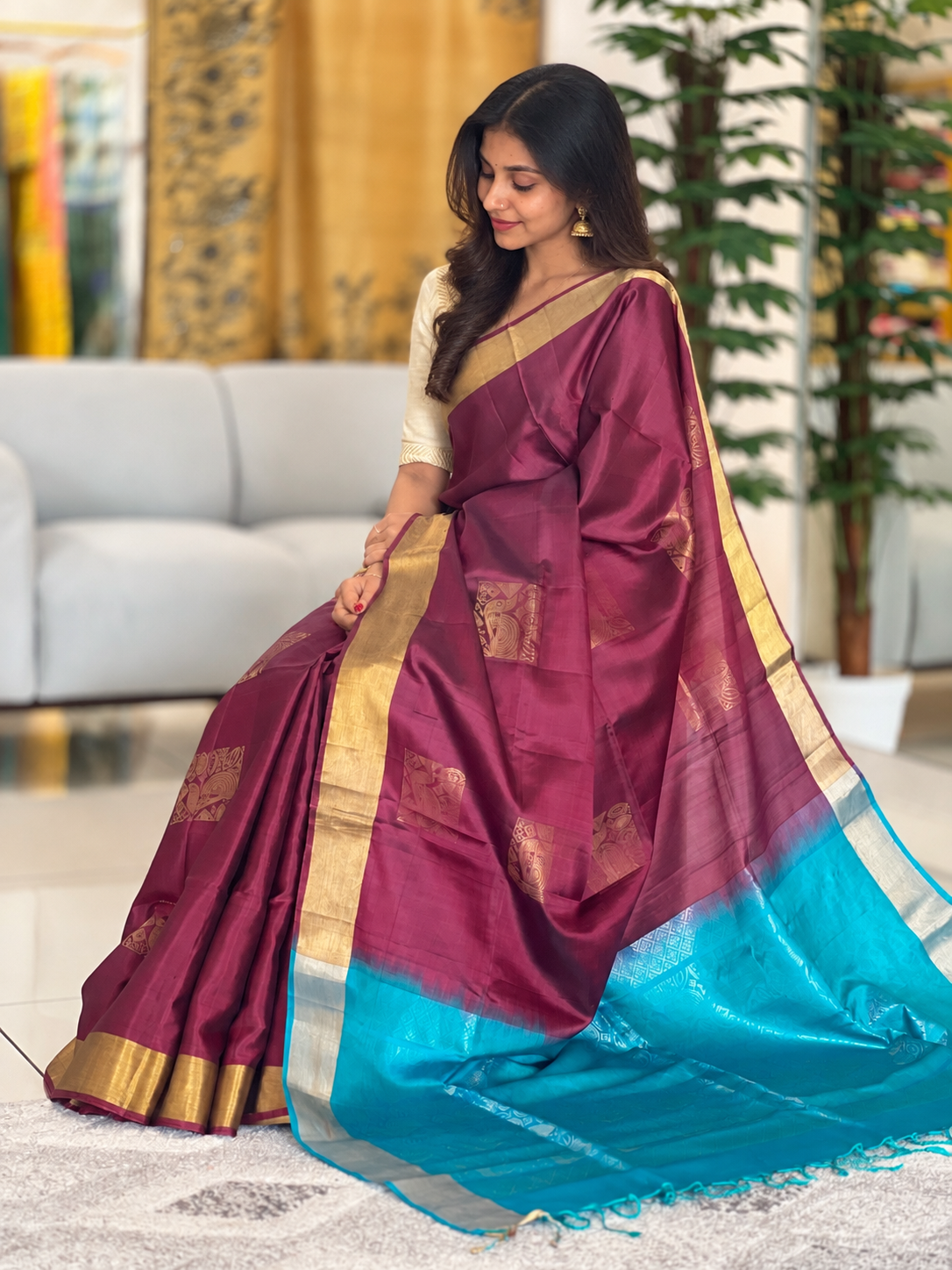 Hand Loom Kanchipuram Saree | AKS107