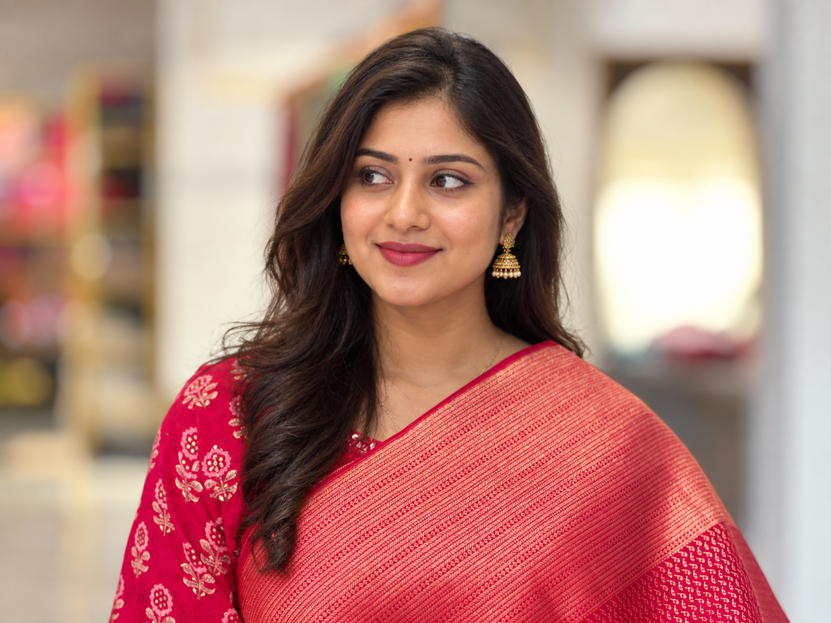 Zari Woven Handloom Kanchipuram Saree | HH124