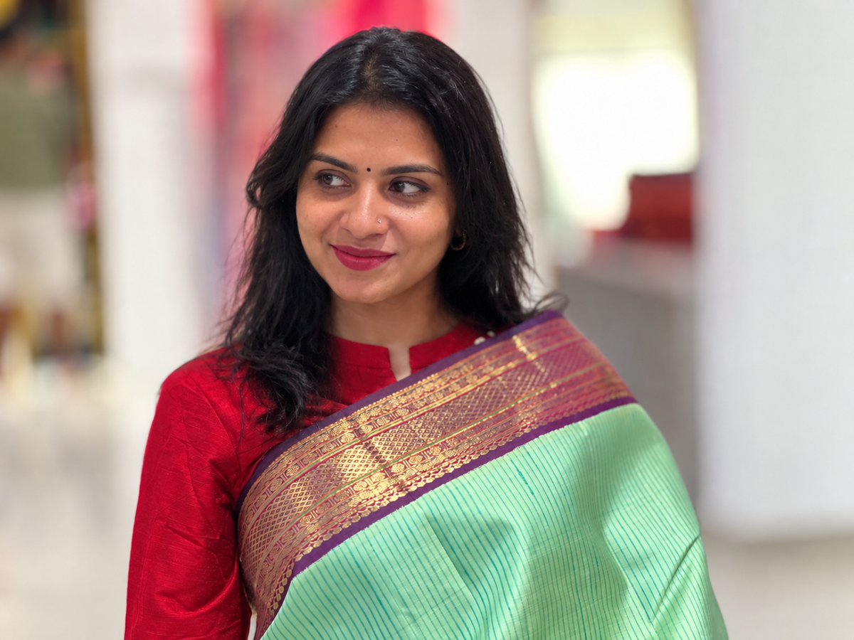 Traditional  Kanchipuram Saree | ADB137