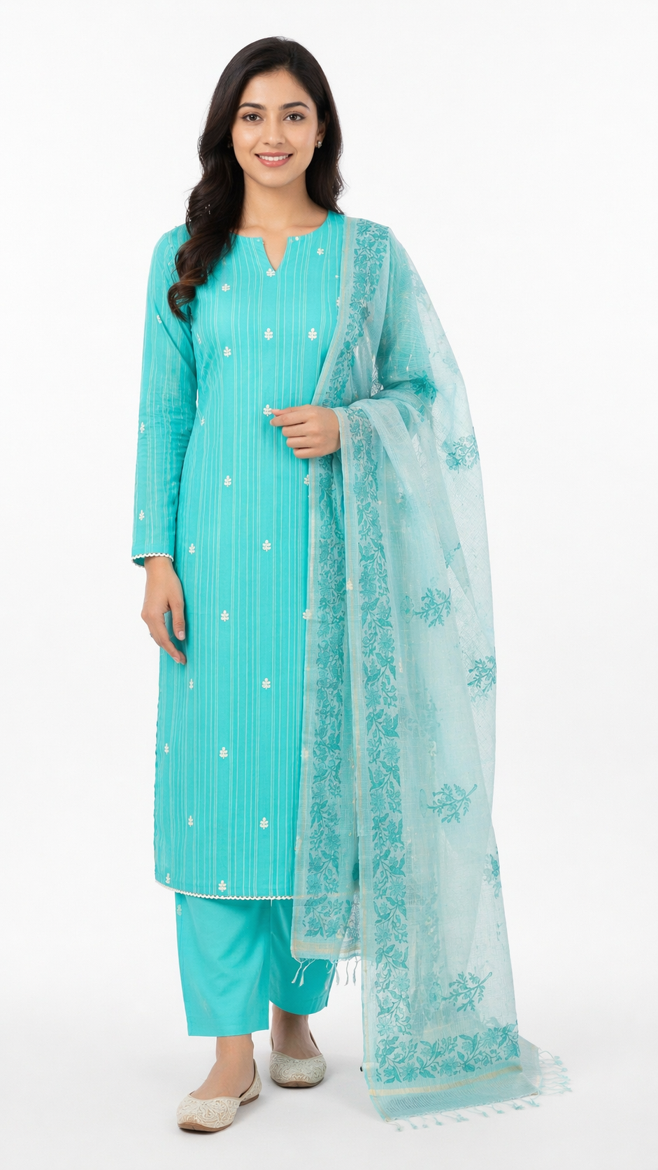 Stripe Pattern Cotton Salwar Set | SSC127