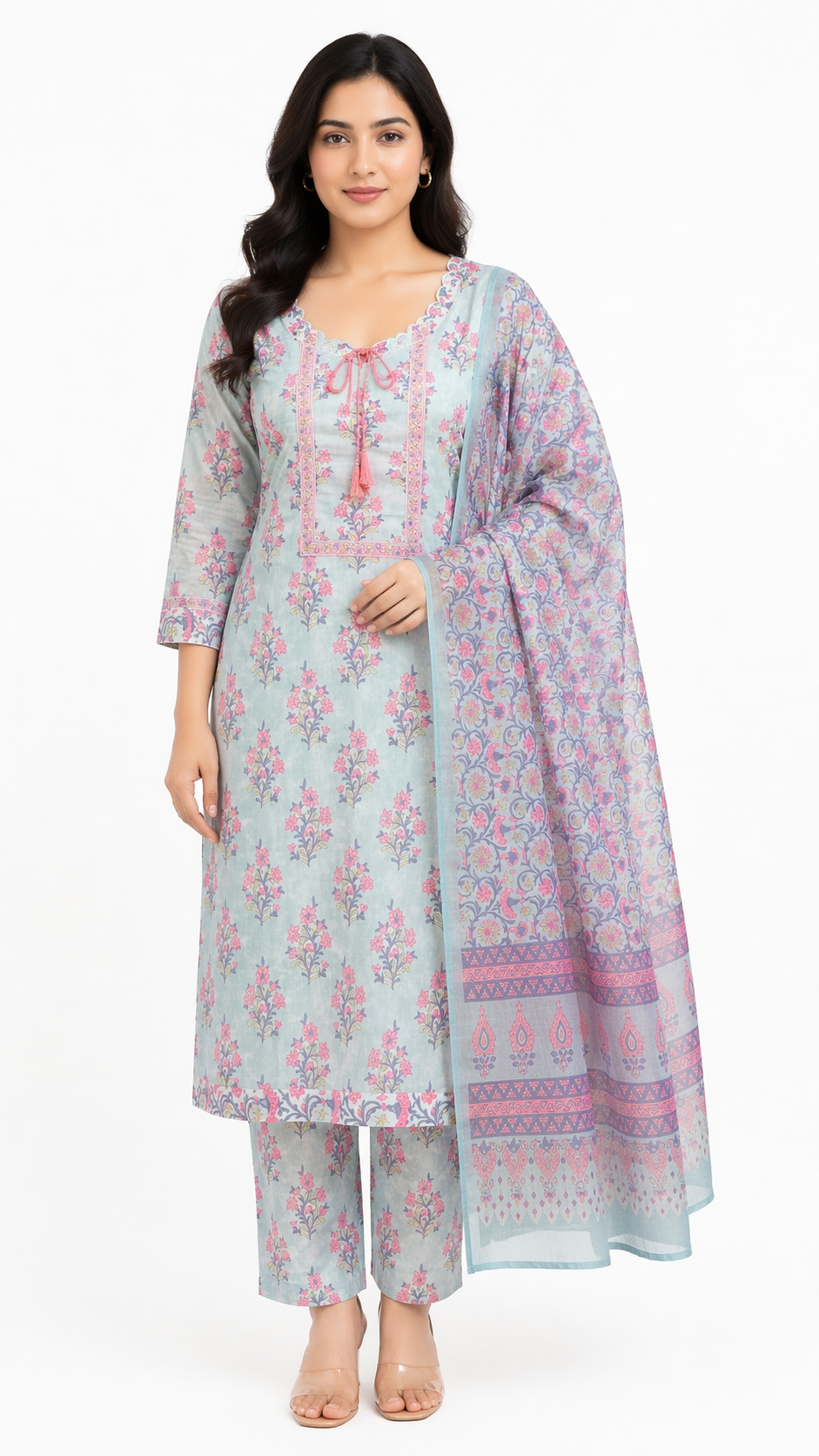 Printed Cotton Salwar Set | JRC121