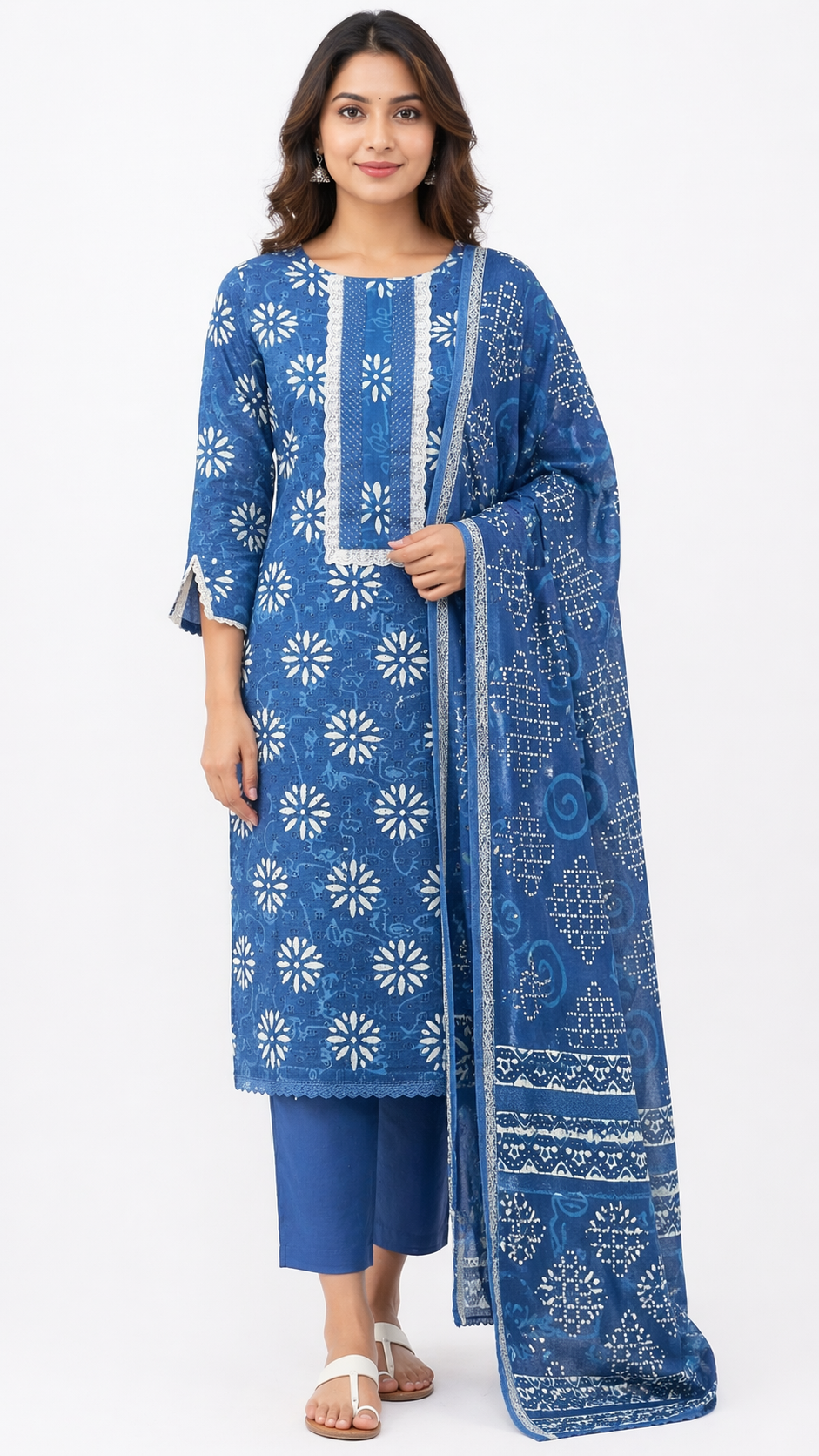 Hand Block Printed Cotton Salwar Set |SSC187
