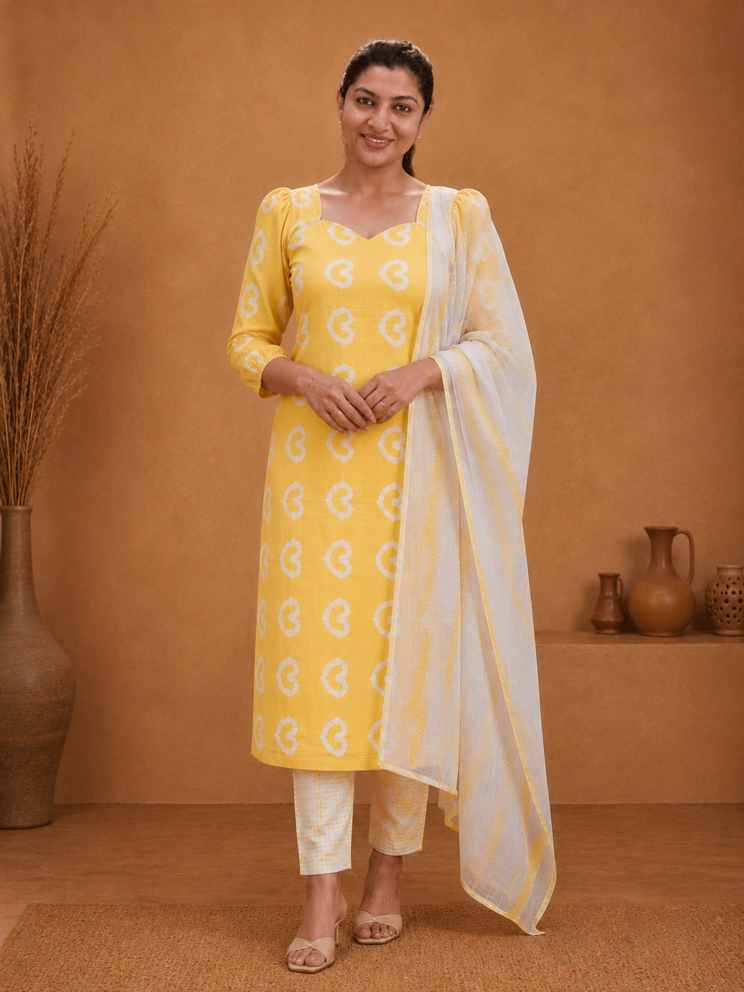 Tie and Dyed Cotton Salwar Set | MSB112