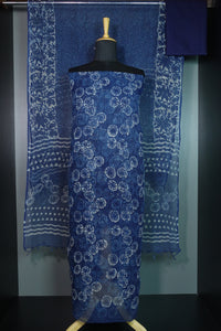 Indigo Batik Print Salwar Set | NAF185