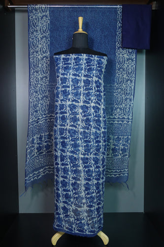 Indigo Batik Print Salwar Set | NAF184