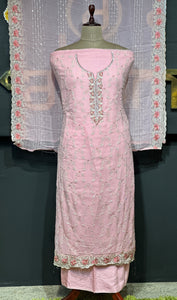Stones & Cut Beads Detailed Georgette Salwar Set | GE149