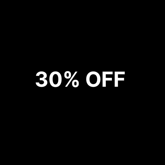 Sale 30% OFF