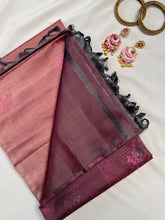 Line Weaving Patterns Soft Silk Kanchipuram Saree | GSH118