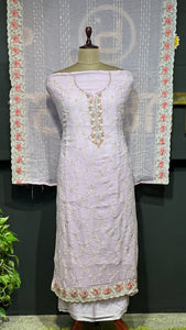Stones & Cut Beads Detailed Georgette Salwar Set | GE152
