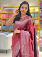 Traditional Buta Weaving Patterned Semi Silk Saree | HT167