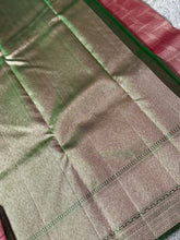 Geometric Patterned Handloom Kanchipuram Saree | OM177